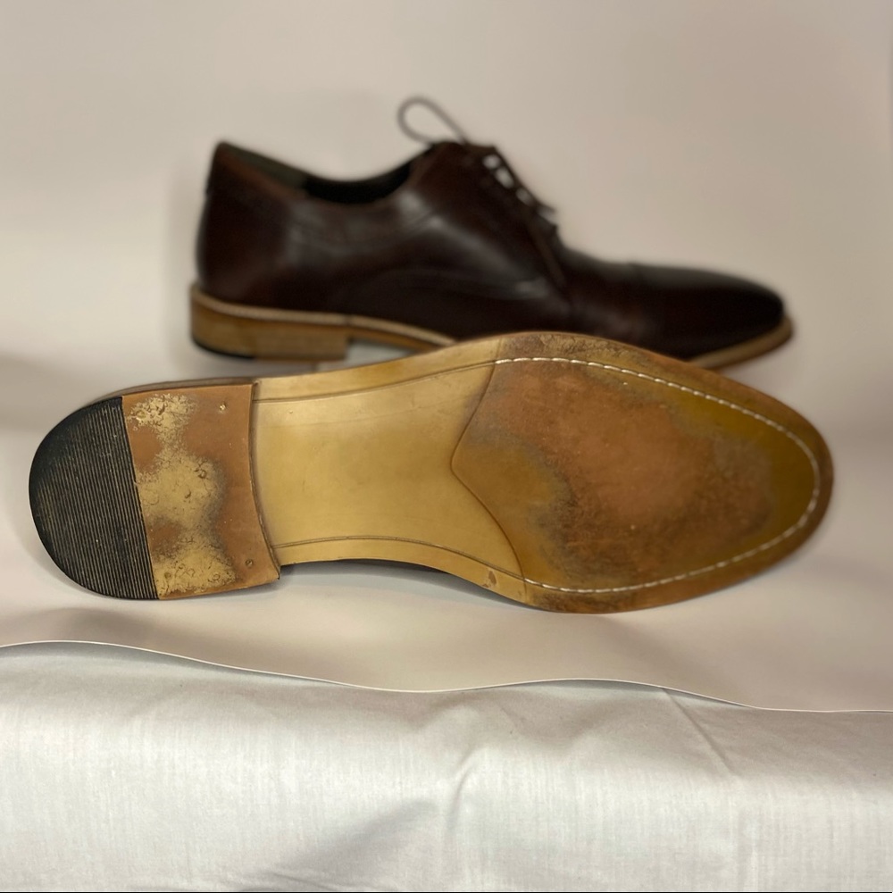 Men’s Smooth Leather Dress Shoes by Red Tape. Size 12 Medium - Picture 4 of 11